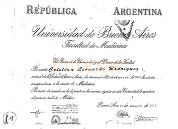 Cristian Leonardo Rodríguez - Falso Médico