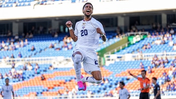Giovany Herbert marcó su primer gol con la selección absoluta de Panamá al conseguir el empate frente a Nueva Zelanda antes del descanso. Tomada de Instagram