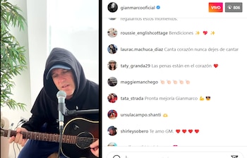 Gian Marco cantó en live