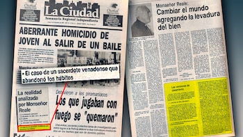 La noticia sobre el sacerdote