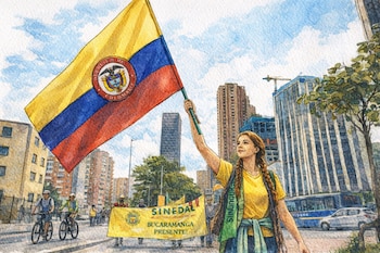 Las agresiones incluyen violencia basada en género, amenazas contra familiares, violencia sexual y acciones que buscan deslegitimar el liderazgo femenino dentro de las organizaciones sindicales - crédito VIsuales IA