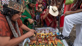 Chamanes invocaron a los Apus.