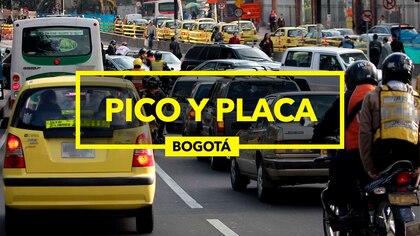 El Pico y Placa en Bogotá para este jueves 23 de mayo