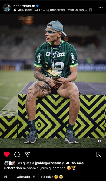 Richard Ríos recordó a las