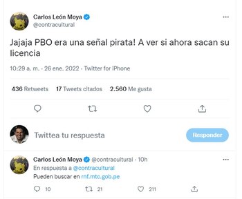 Twitter: se pronuncian por allanamiento