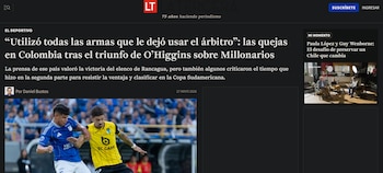 Otro de los diarios más destacados del país austral reseñó la victoria del "Capo" como una hazaña -crédito La Tercera de Chile