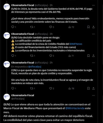 Los pagos de intereses por