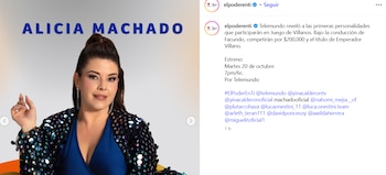 Alicia Machado llegará al reality después de ganar 'La casa de los famosos' - crédito @telemundorealities/ Instagram