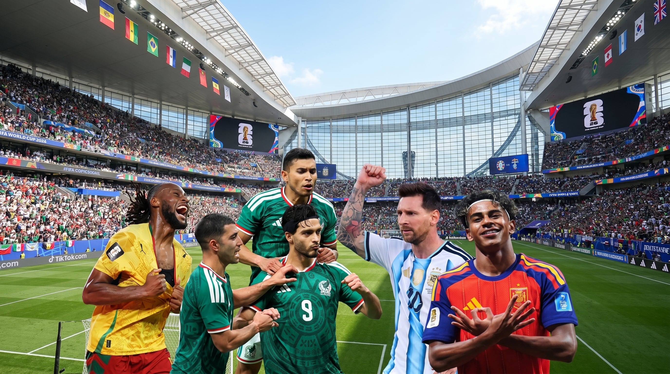 España, Argentina, México y Ghana sostienen su invicto defensivo tras dos fechas en la Copa del Mundo (Imagen Ilustrativa Infobae)
