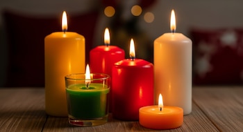 Un conjunto de velas de