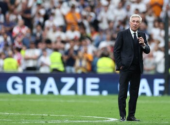 La emoción de Ancelotti cuando
