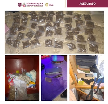 En la detención se halló droga, armas de fuego y cartuchos
