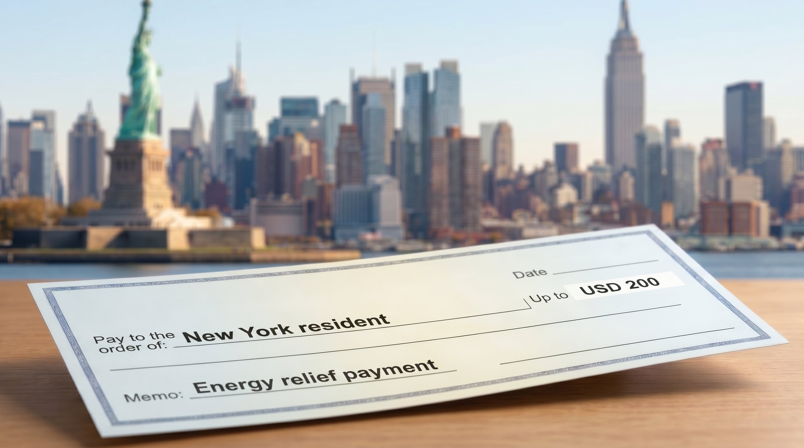 Nueva York enviará cheques de USD 100 a USD 200 a 8,2 millones de hogares como ayuda ante el costo de la energía (Imagen Ilustrativa Infobae)
