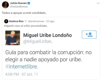 El gesto captó la atención