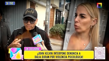 John Kelvin denuncia a Dalia Durán y asegura que le impiden ver a sus hijos. Captura: Amor y Fuego.