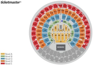 Mapa Palacio de los Deportes.