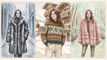 El abrigo vintage que vuelve con todo para el invierno 2026: tapado retro, piel sintética y otras prendas clave