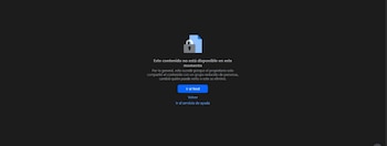 La página donde se encontraban