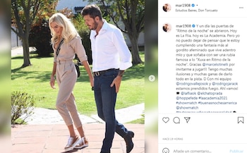 El posteo de Mariana Genesio