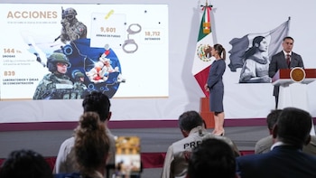 Durante la mañanera del 22