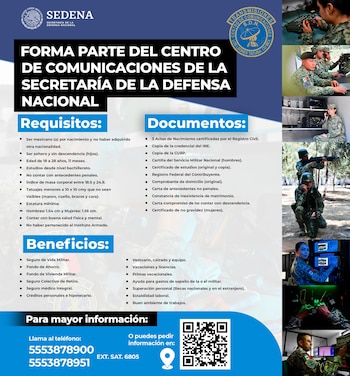 Convocatoria SEDENA CECOM
