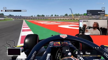 Corriendo el Gran Premio de