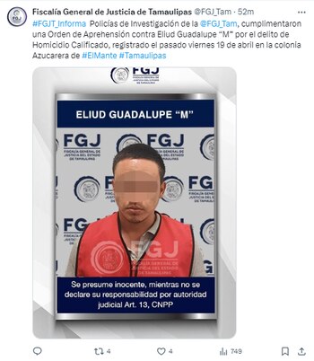 La Fiscalía detuvo al presunto