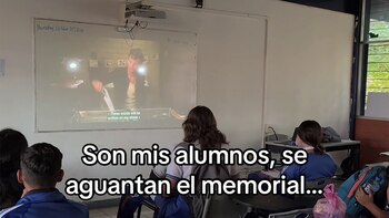 Una profesora rindió homenaje a