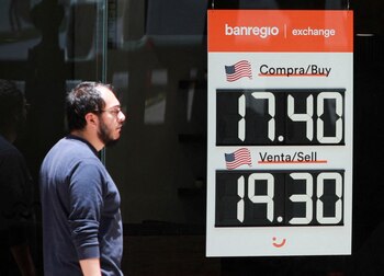 El peso mexicano se acerca