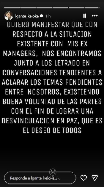 L-Gante busca una desvinculación en