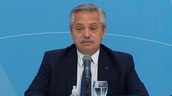 El presidente Alberto Fernández
