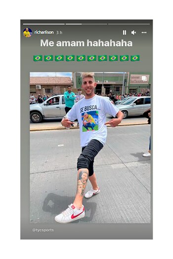 El hincha argentino con la