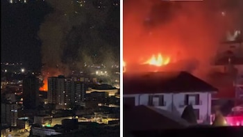 Se registró incendio en dormitorios