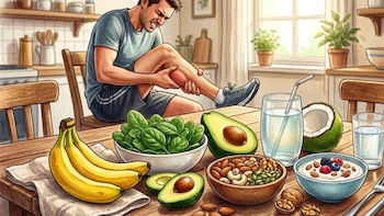 Alimentos ricos en electrolitos que ayudan a prevenir los calambres musculares, según expertos en nutrición