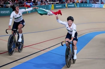 La mexicana Daniela Gaxiola (derecha)