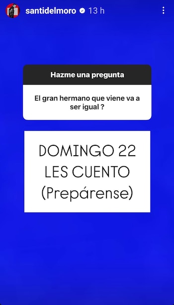 Santiago del Moro utilizó su