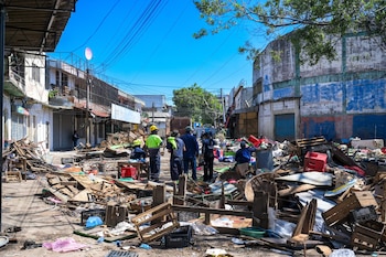 El Centro Histórico de San Salvador alcanza el 99% de liberación de calles tras retiro de 1,500 puestos informales (Cortesía: Alcaldía de San Salvador Centro).