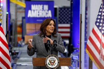 Kamala Harris (REUTERS/Evelyn Hockstein)