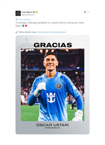 El mensaje de despedida del