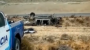 Así quedó el auto en