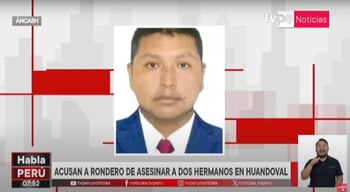 Acusan a rondero de asesinar a sus dos hermanos en Plaza de Armas de Áncash.