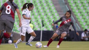 Golazo de Ariana Muñoz en el amistoso Perú vs México de la selección femenina