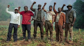 Spike Lee (izq.) con los