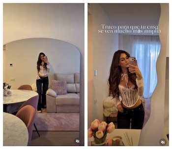 Maica Benedicto en su casa en imágenes de sus redes sociales. (Instagram Maica Benedicto en una imagen de redes sociales. (Instagram @maiibenedicto)
