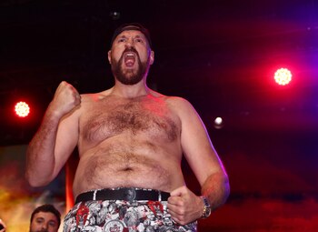 Fury antes del combate frente