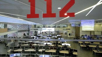 Un incendio en un edificio