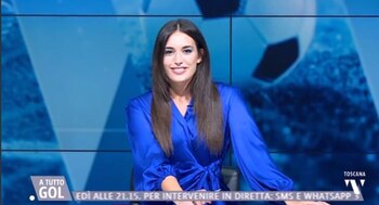 Greta Beccaglia es periodista, locutora