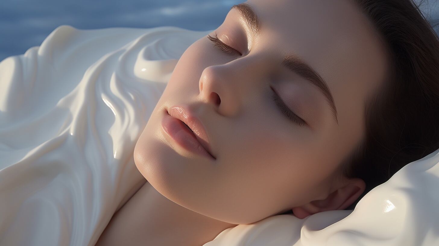 La melatonina y el aumento del flujo sanguíneo durante la noche potencian la absorción de productos faciales aplicados antes de dormir. - (Imagen Ilustrativa Infobae)