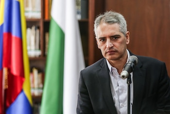 El gobernador de Antioquia, Andrés