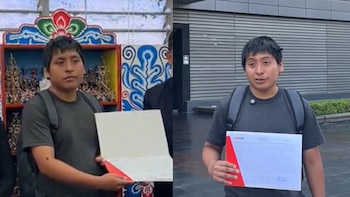 Joven recibió certificado de estudios